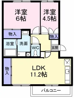 ロイヤルアイフティ【1階】の間取り