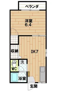 メゾンあらけ【2階】の間取り