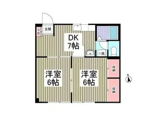 パークサイド美杉台【1階】の間取り