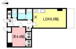 シャルム府中の森公園【1階】の間取り