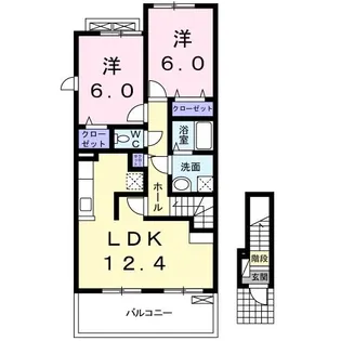 ホクレアビレッジ I【2階】の間取り