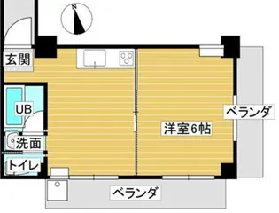 公園ビル【2階】の間取り
