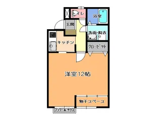 ハイツSE A【2階】の間取り