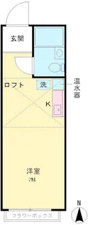 さくらヴィレッジ調布【1階】の間取り