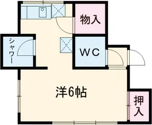 仲ハイツ【2階】の間取り