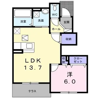 ロイヤル・コート【1階】の間取り