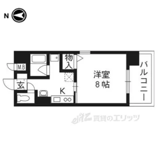 メビウス【3階】の間取り