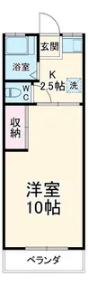 第三道野辺コーポ【2階】の間取り