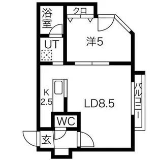 NOVA発寒南【4階】の間取り