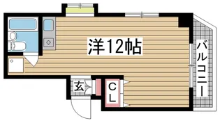 レスポワール花隈【5階】の間取り
