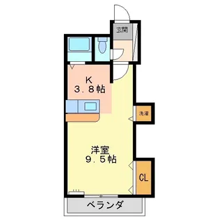 ウエルカム【3階】の間取り