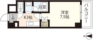 シャルマン財官III【3階】の間取り