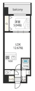 GrandPaseo south【5階】の間取り