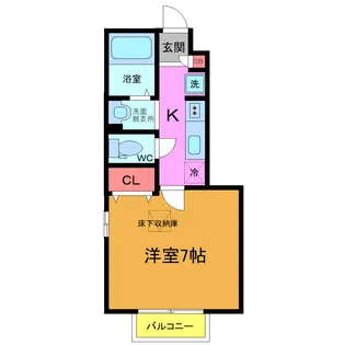 STELLA 乙月【1階】の間取り
