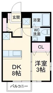 エミネンス双葉A【1階】の間取り