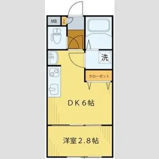 ビューテラス八乙女【1階】の間取り