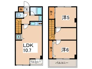 ピアレジアオヤマVの間取り