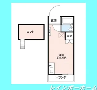 サンライズ【2階】の間取り