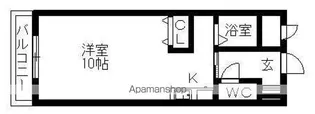 サンハイムASAHI【2階】の間取り