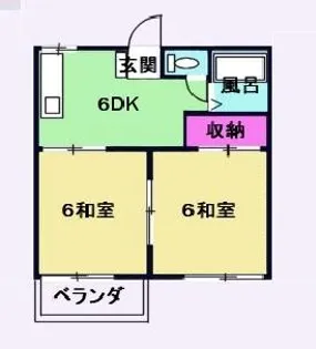 コート室ノ木【1階】の間取り