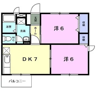 レジデンスサンモール【1階】の間取り