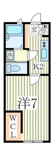 アパートメントK Vol.II【2階】の間取り