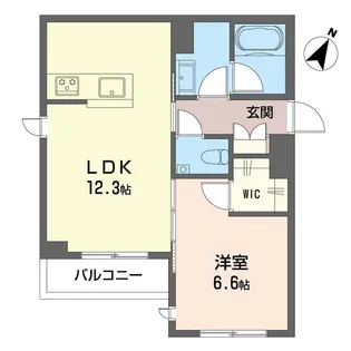 ラグーン【3階】の間取り