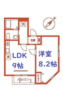 QUIET CRAB HOUSE mix生麦(仮)【2階】の間取り