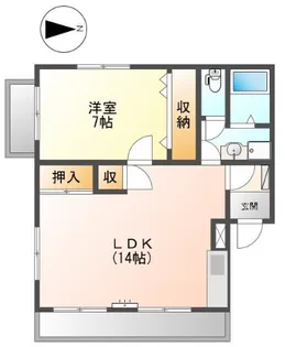 サンオリビア【4階】の間取り