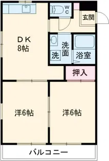 マウントパルス【2階】の間取り