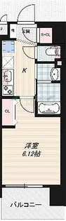 Luxe布施北III【5階】の間取り