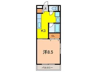 ジョイメニ-【1階】の間取り