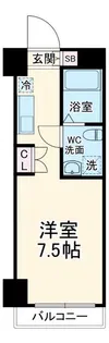 キャッスル桜木【2階】の間取り