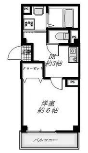 武蔵関パークマンションII【1階】の間取り