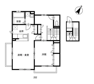 ペリドット【2階】の間取り