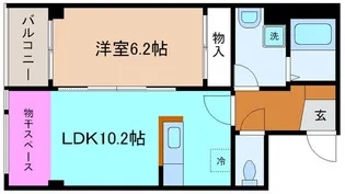 クルエボヌール金沢【4階】の間取り