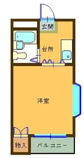 リバーサイドコスモ【3階】の間取り