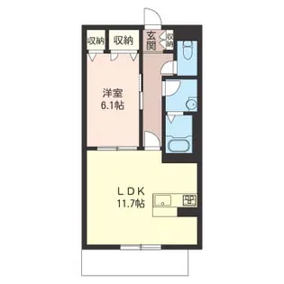Ciero azul 東海岸【2階】の間取り