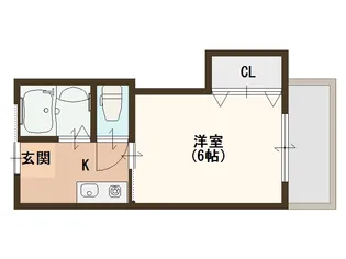 大阪府大阪市西成区岸里2【アパート】の間取り