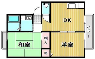 パストラーレ中津【2階】の間取り