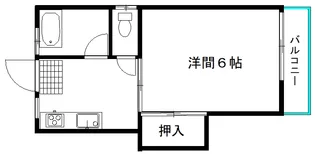 梅田第2アパート【1階】の間取り