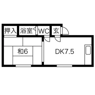 ハイデンス泉【2階】の間取り