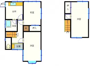 広島県広島市東区中山西1【一戸建】の間取り