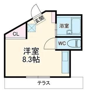 ウエストリバー宮崎台【4階】の間取り