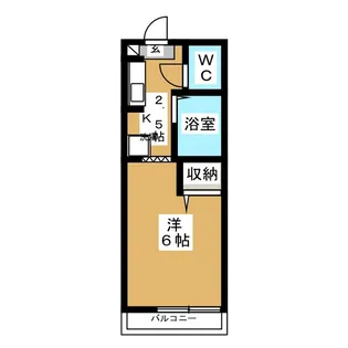 キャビン28【2階】の間取り