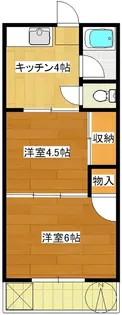 加藤ハイツ1号棟【3階】の間取り