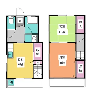 東京都北区赤羽西3【一戸建】の間取り