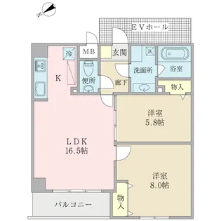 Lapis hills【1階】の間取り