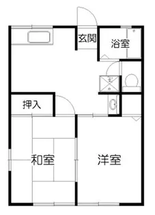 CHカワシタII【2階】の間取り