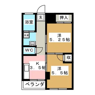 スズキビル【3階】の間取り